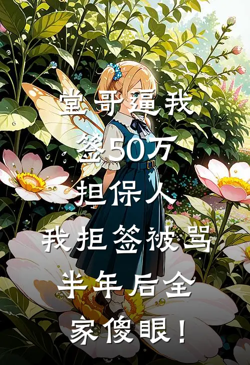 堂哥逼我签50万担保人，我拒签被骂，半年后全家傻眼！