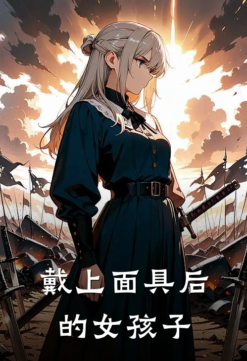 戴上面具后的女孩子