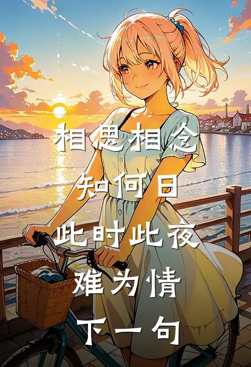 相思相念知何日,此时此夜难为情。下一句