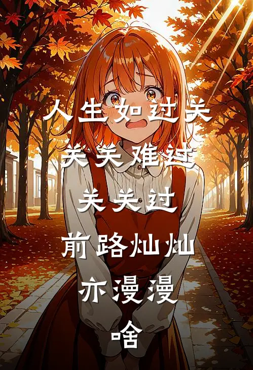 人生如过关,关关难过关关过,前路灿灿亦漫漫,啥